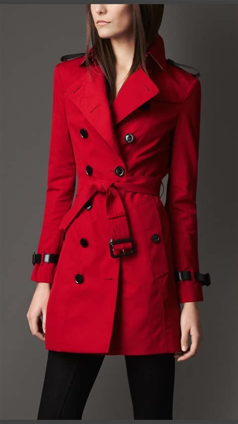 burberry trench coat women red|burberry trench coat removable lining.